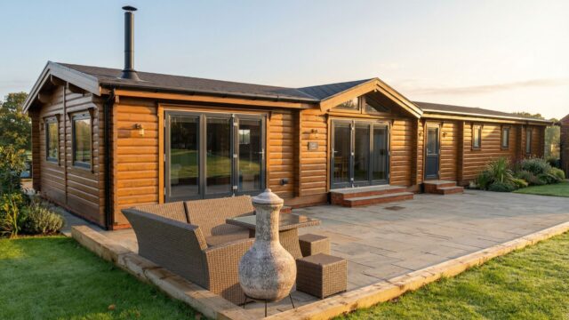 Windermere Outside Shot of Log Home