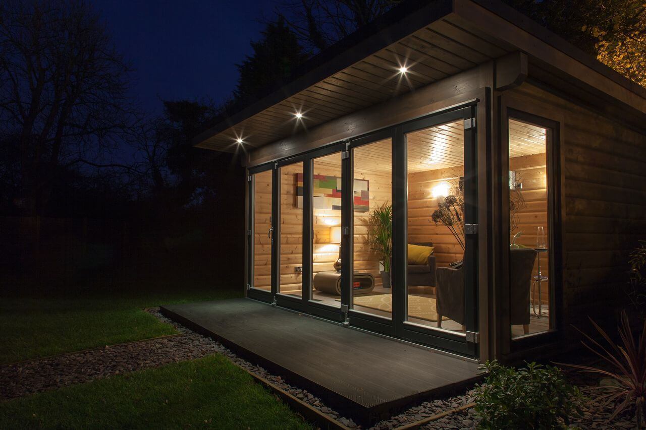 An Inovar-style contemporary solid log building from Norwegian Log An Inovar-style contemporary solid log building from Norwegian Log